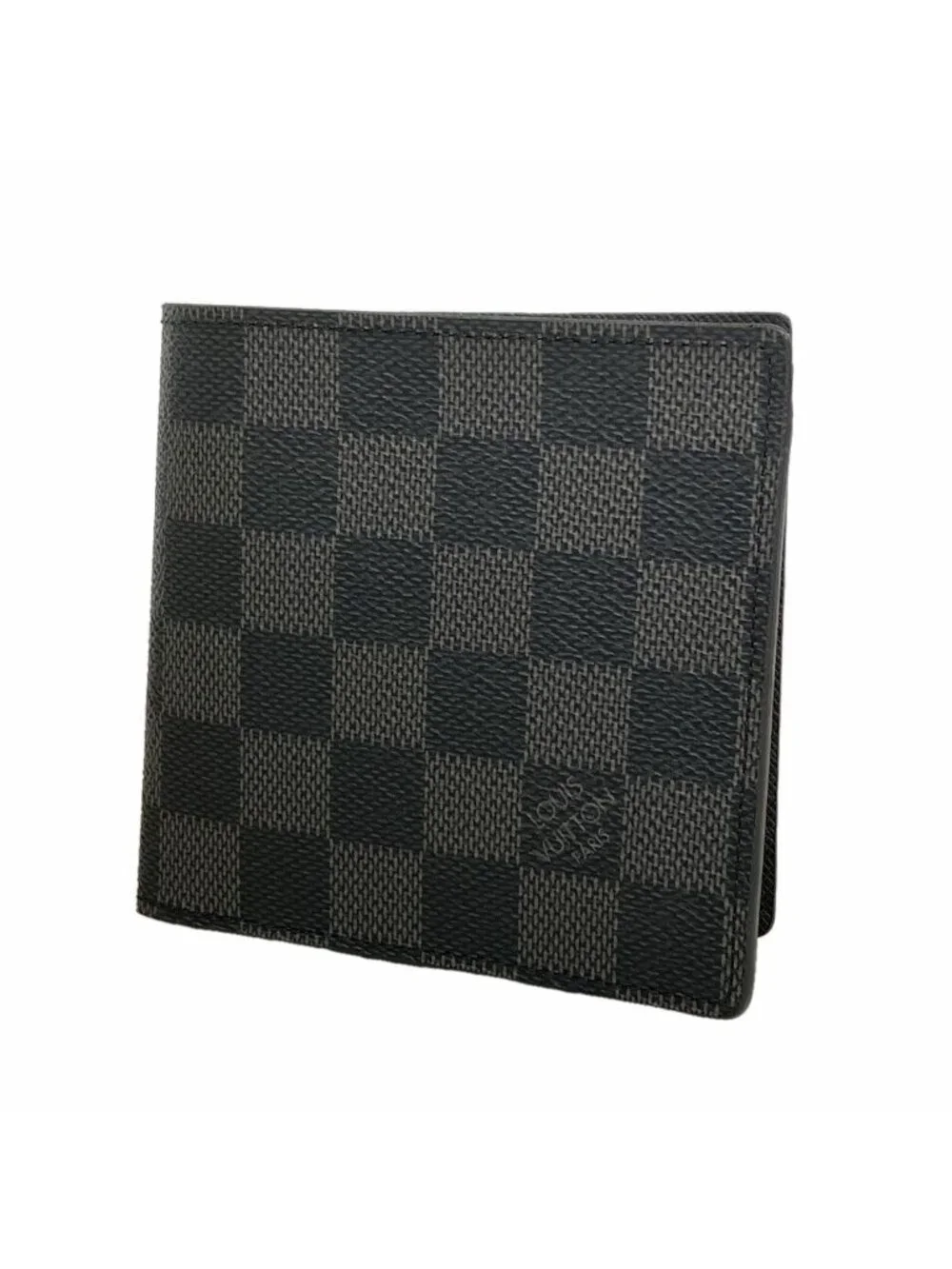 Louis Vuitton Wallet Damier Graphite Portefeuille Marco Black Gray